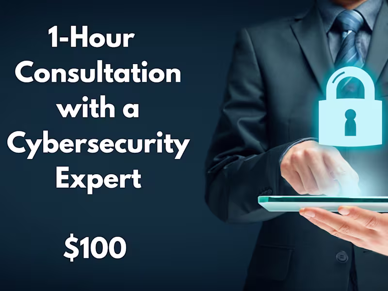 Cover image for Cybersecurity consultation