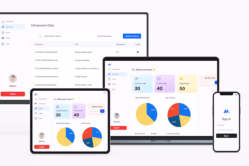 Cover image for YouTube Influencer Analytics & Automation Platform
