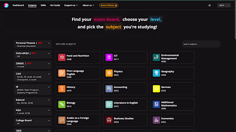 Cover image for ZNotes is a free online platform that offers high-quality re...