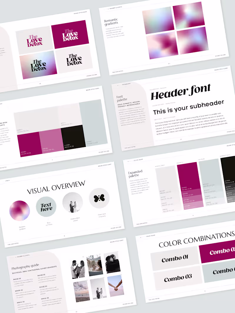 Cover image for The Love Detox Brand Identity + Website Design
