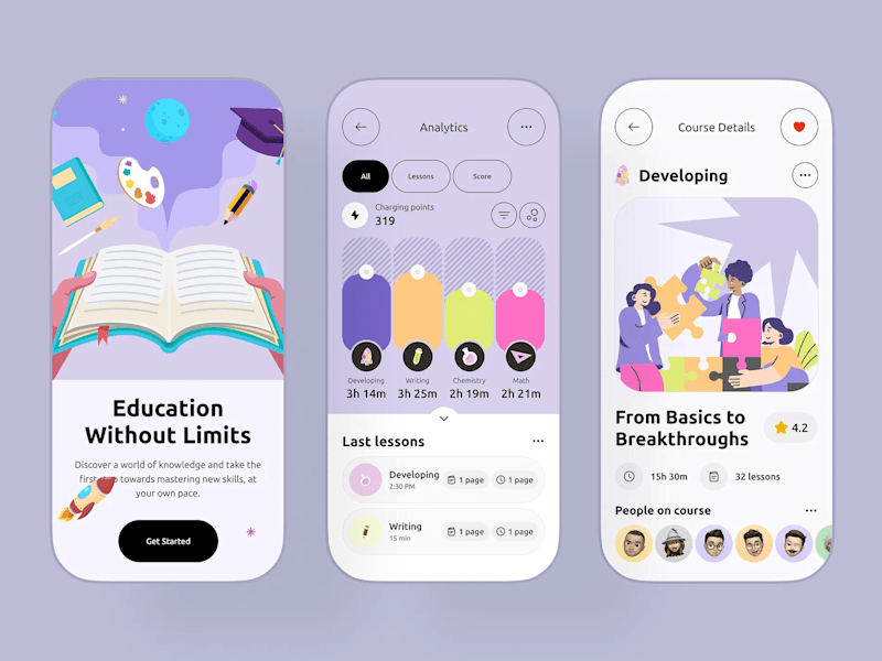 Cover image for Online Education Mobile App - Admin Panel Design & Development