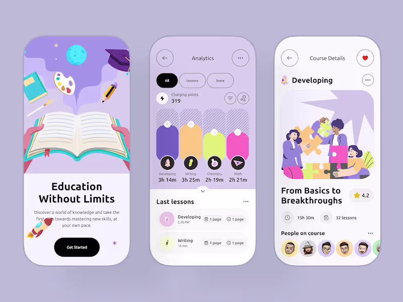 Cover image for Online Education Mobile App - Admin Panel Design & Development