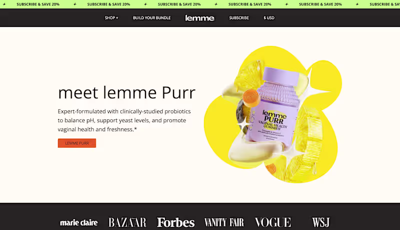 Cover image for High-Conversion Landing Page for 'lemme Purr'