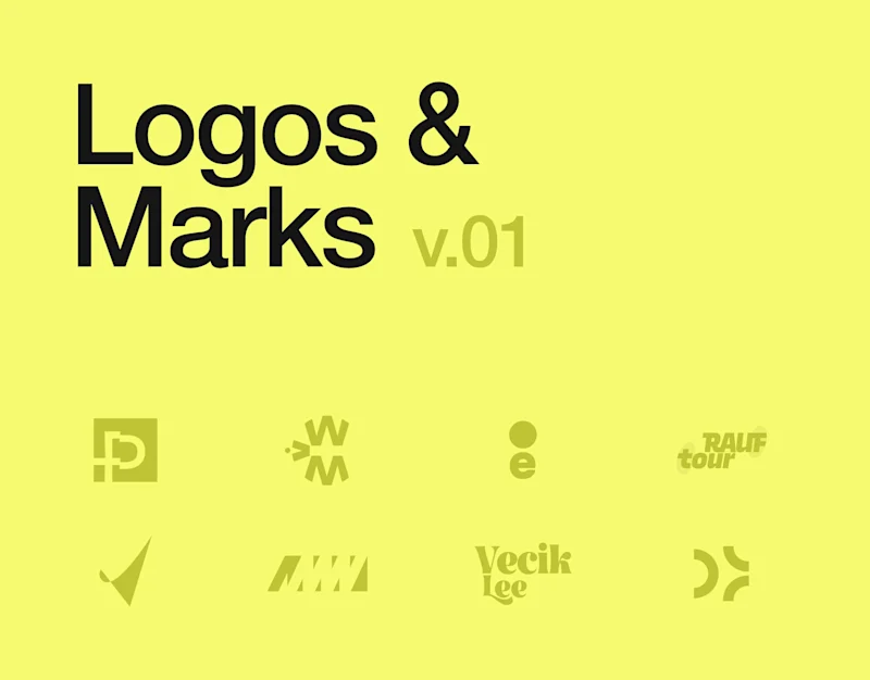 Cover image for Logotypes & Marks vol. 01