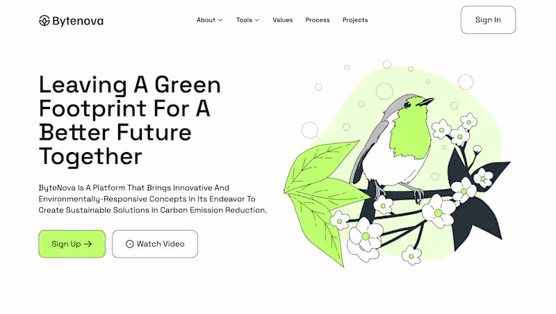 Cover image for Bytenova Green Energy Solutions Website Development