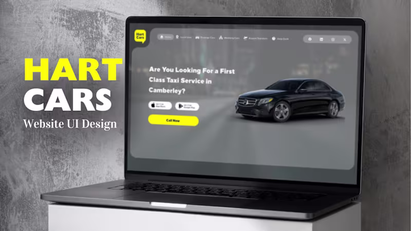 Cover image for HART CARS UI UX Design