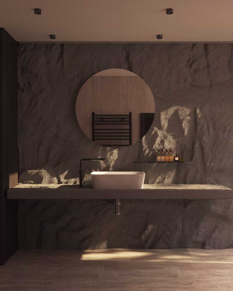 Cover image for CGI : A BATHROOM THAT ROCKS