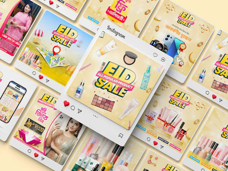 Cover image for Cosmetics Social Media Design