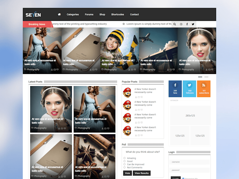 Cover image for News website