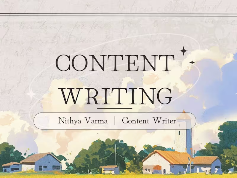 Cover image for Content writing for blogs, reports, copies and more
