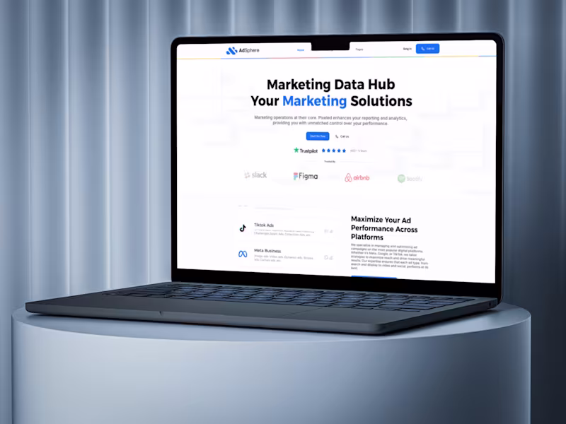 Cover image for AdSphere Marketing & Agency Template