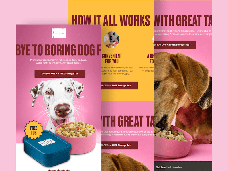 Cover image for SAY BYE TO BORING DOG FOOD