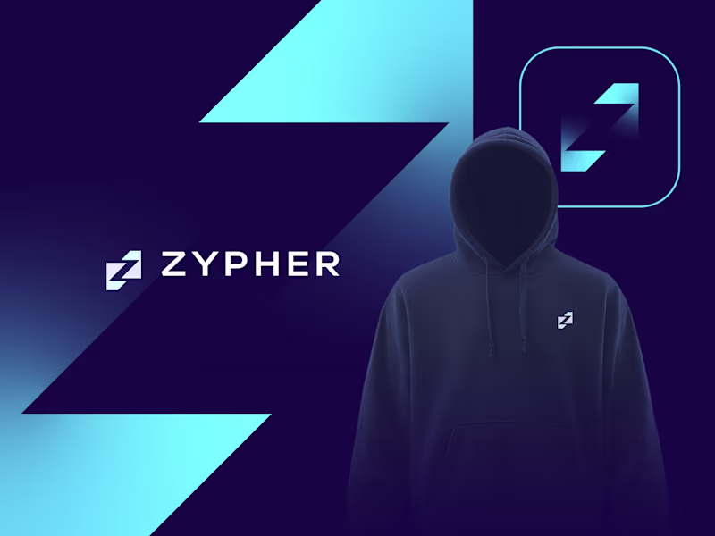 Cover image for Tech startup logo design for Zypher Fast. Smart. Limitless.