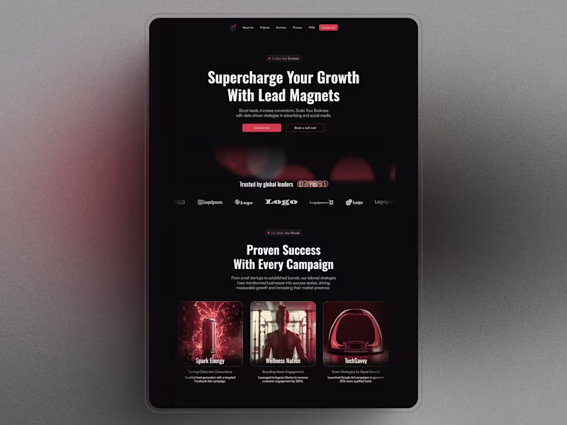 Cover image for Framer Landing Page  ✧Design & Development✧