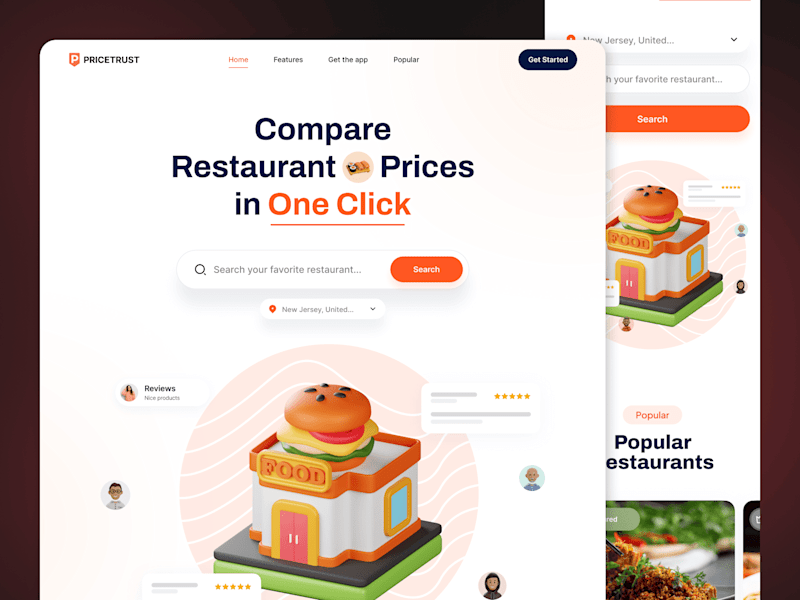Cover image for Pricetrust – Restaurant Price Comparison