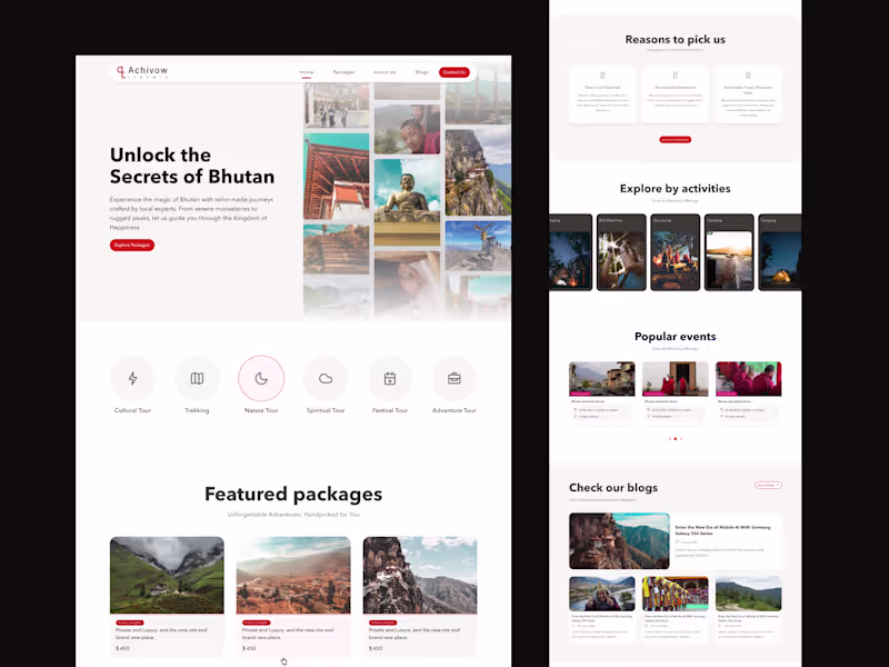 Cover image for Achivow Travels is a Bhutan-based