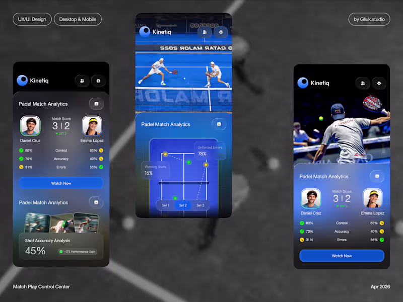 Cover image for Kinetiq | Padel Match Analytics