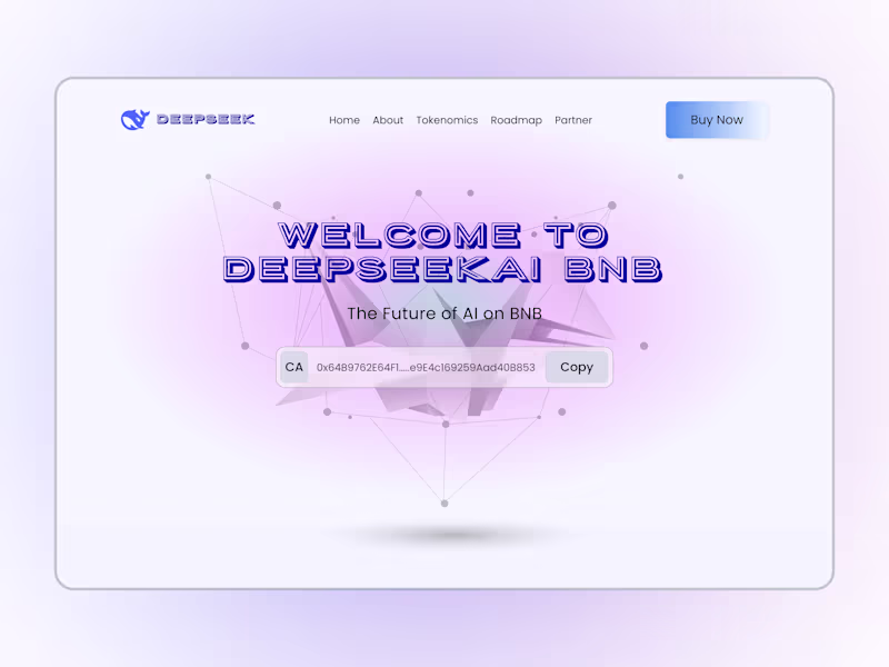 Cover image for DeepSeek I AI Landing Page