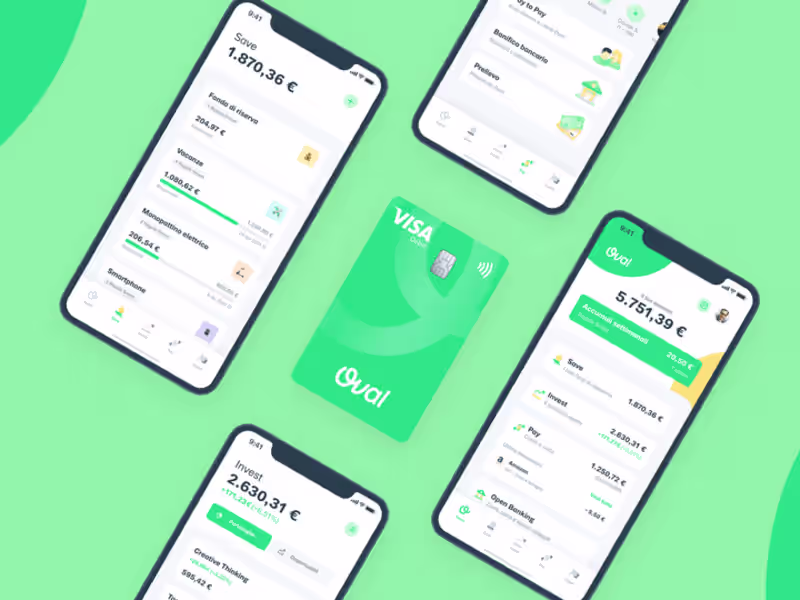 Cover image for Oval Money - iOS and Android App
