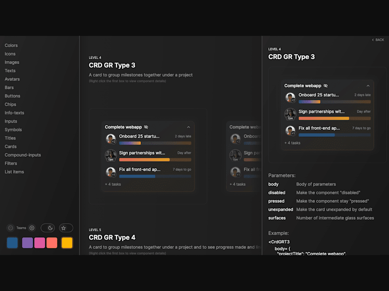 Cover image for SaaS product component library