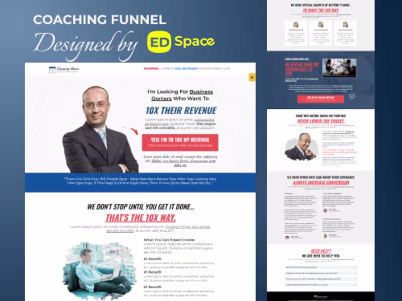 Cover image for Sales Funnel Design For Conversion.