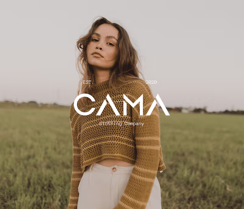 Cover image for Visual Brand Identity-CAMA Clothing Company on Behance