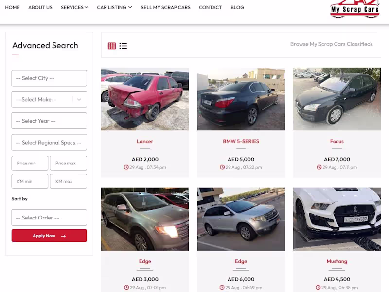 Cover image for Sell Your Scrap Cars in UAE | Scrap Car Buyers - MyScrapCars