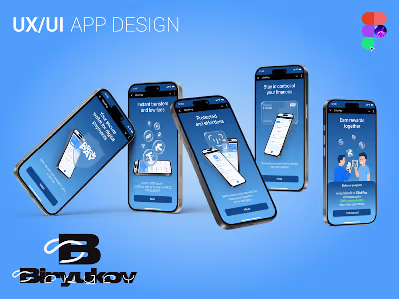Cover image for UX/UI Design for a Crypto Exchange & Digital Wallet App