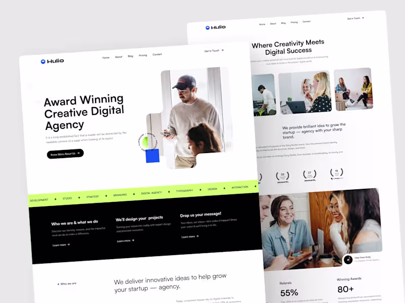 Cover image for Hulio — Creative Digital Agency