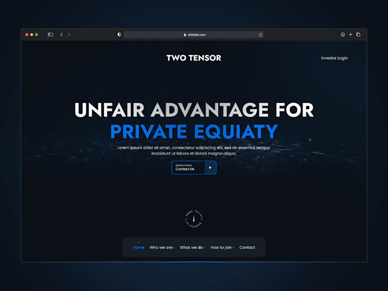 Cover image for Two Tensor – Private Equity Website Design & Development
