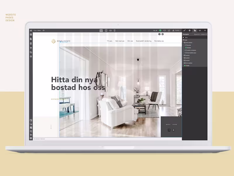 Cover image for Webflow Website for Real Estate Agency