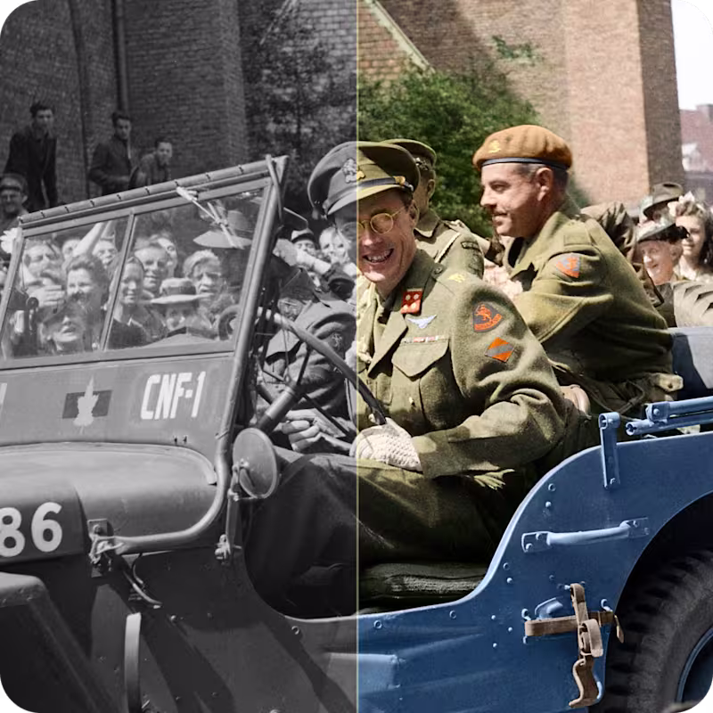 Cover image for I've been working on coloring old war photos for an upcoming...