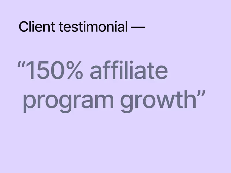 Cover image for Affiliate Program Management