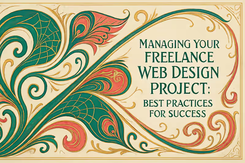 Cover image for Managing Your Freelance Web Design Project: Best Practices for Success