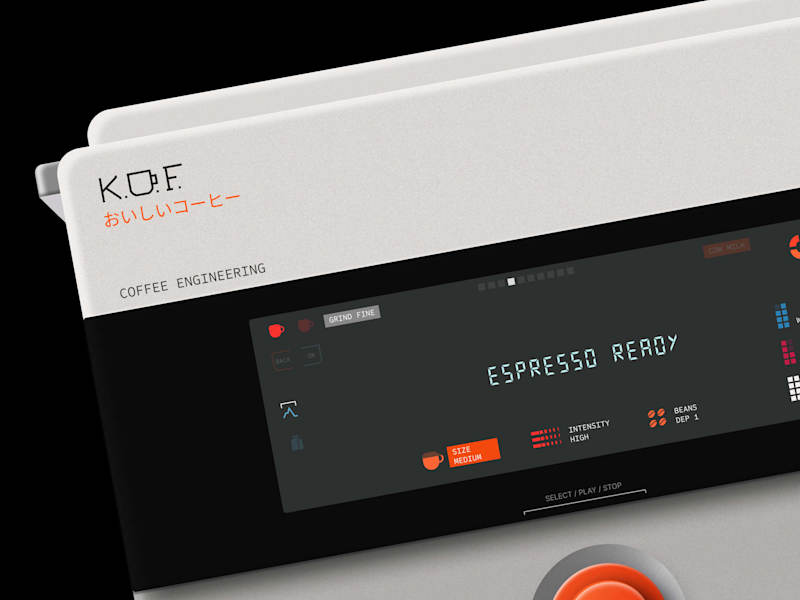 Cover image for KOF - Coffee Machine concept