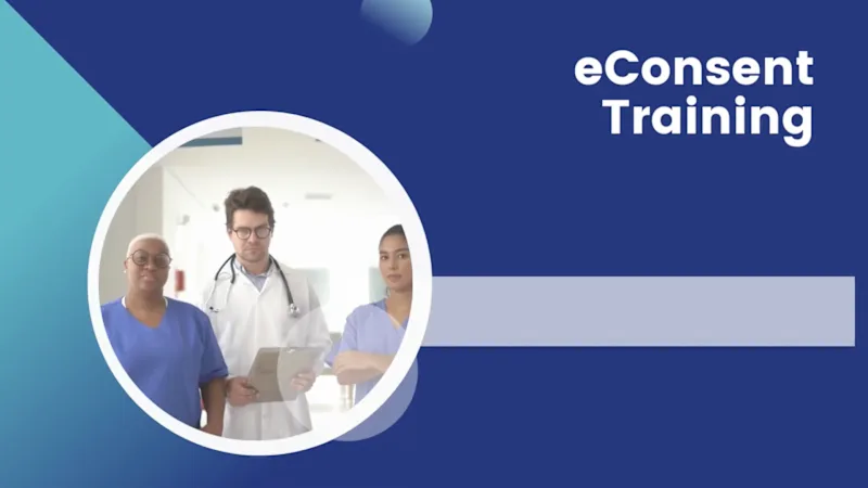 Cover image for eConsent Software Training video