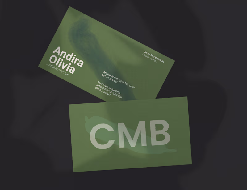 Cover image for Business Card for CMB