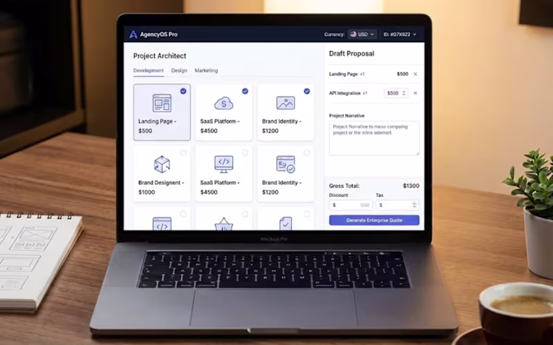 Cover image for AgencyOS Pro: Automating Freelance Sales with Intelligent UI...