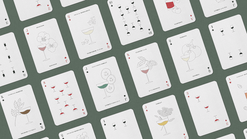 Cover image for Craft Cocktail Playing Cards / Print Design