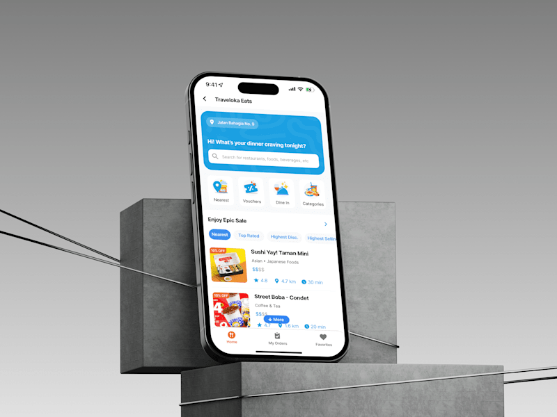 Cover image for Traveloka Eats UX Redesign