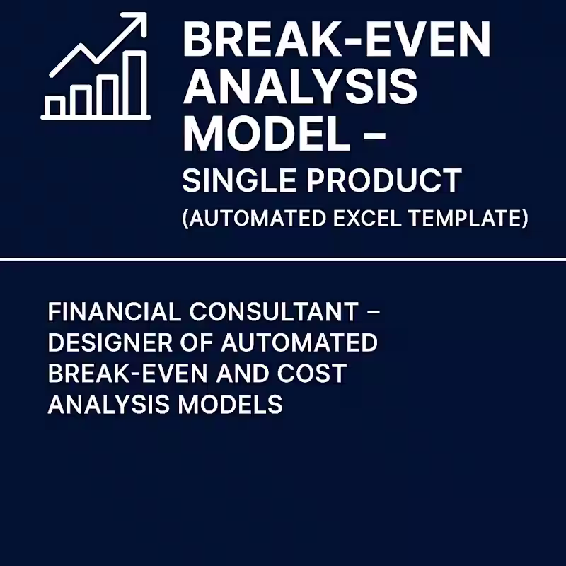 Cover image for Working on an automated break-even analysis model to help a ...