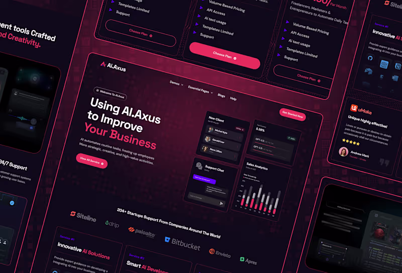 Cover image for Ai.Axus – Website Design & Framer Development