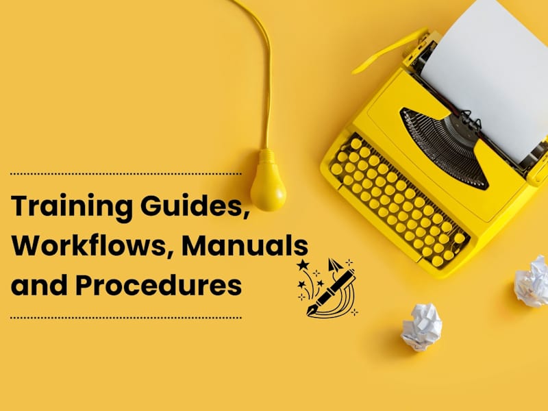 Cover image for Writing Training Guides, Workflows, Manuals and Procedures