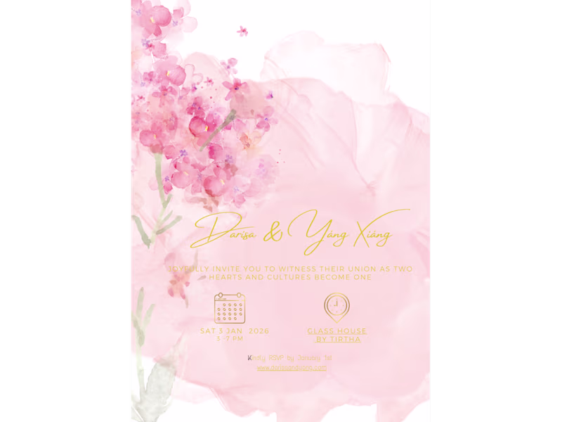 Cover image for legant  Wedding Invitation Template – Modern & Editable