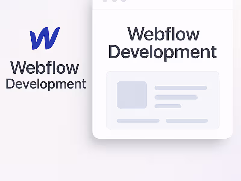Cover image for Webflow Development