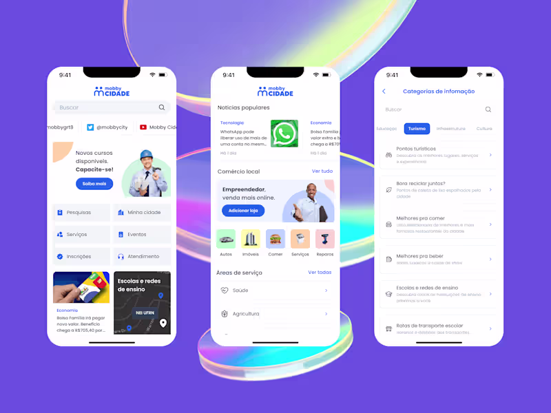 Cover image for Mobby Cidade App