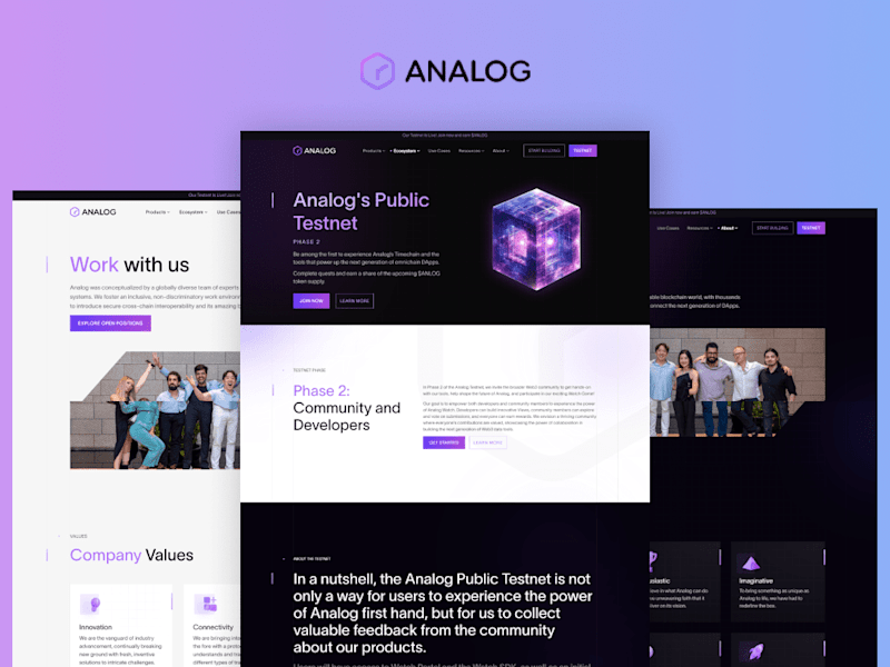 Cover image for Analog.one - Website Redesign