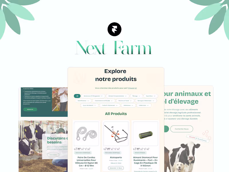 Cover image for NextFarm Business Website Development