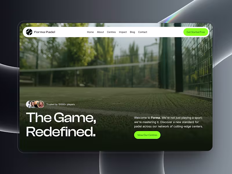 Cover image for Padel Framer Template in the works: