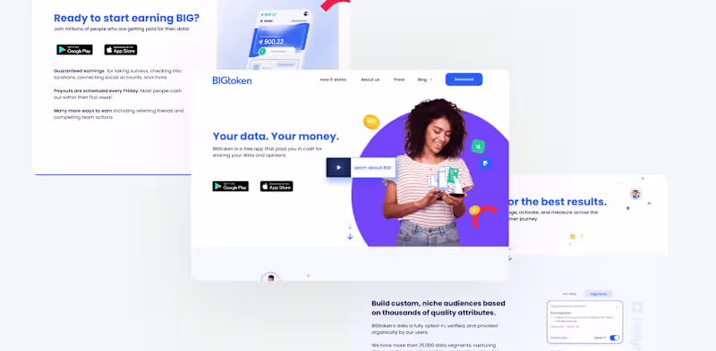 Cover image for BIGtoken Website